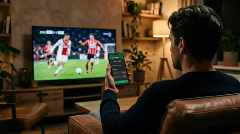 Live wedden op voetbal tijdens de wedstrijd