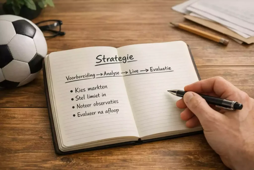 Voetbal wedden strategieën en bankroll management